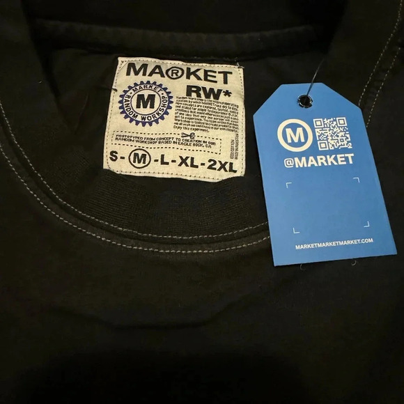 Market Rework Smiley Face Tee - Picture 3 of 5